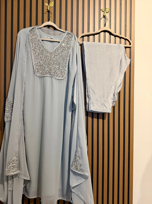 Viscose Georgette Sequence Suit