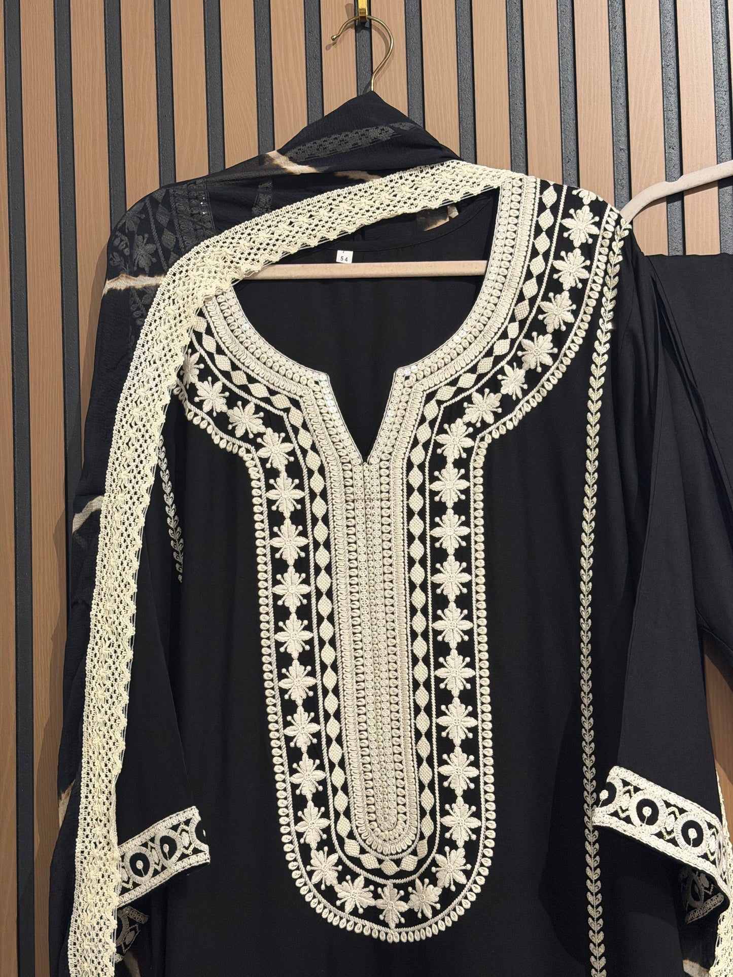 RAYON EMBROIDERY THREE PIECE
