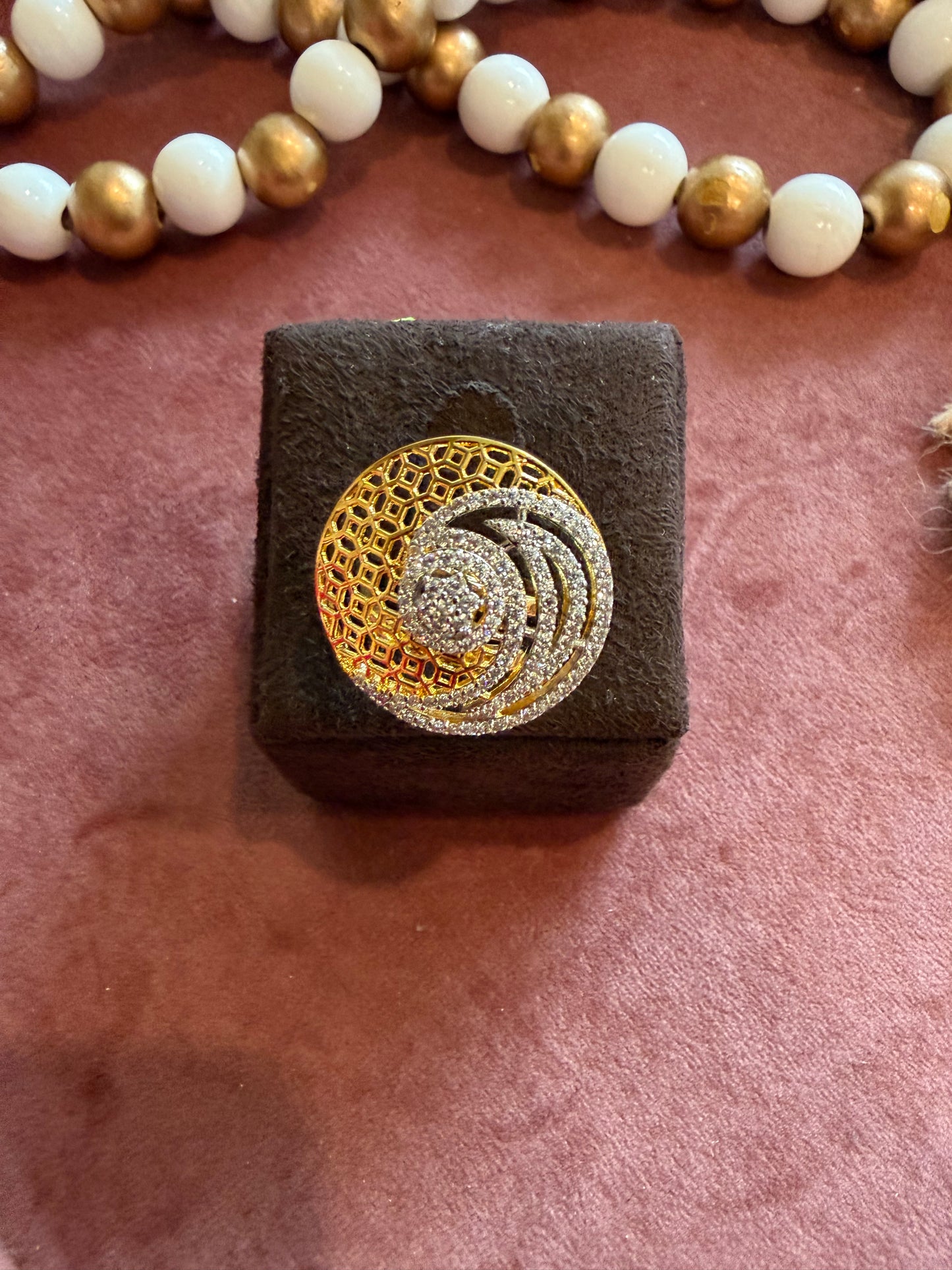 GOLD PLATED RING