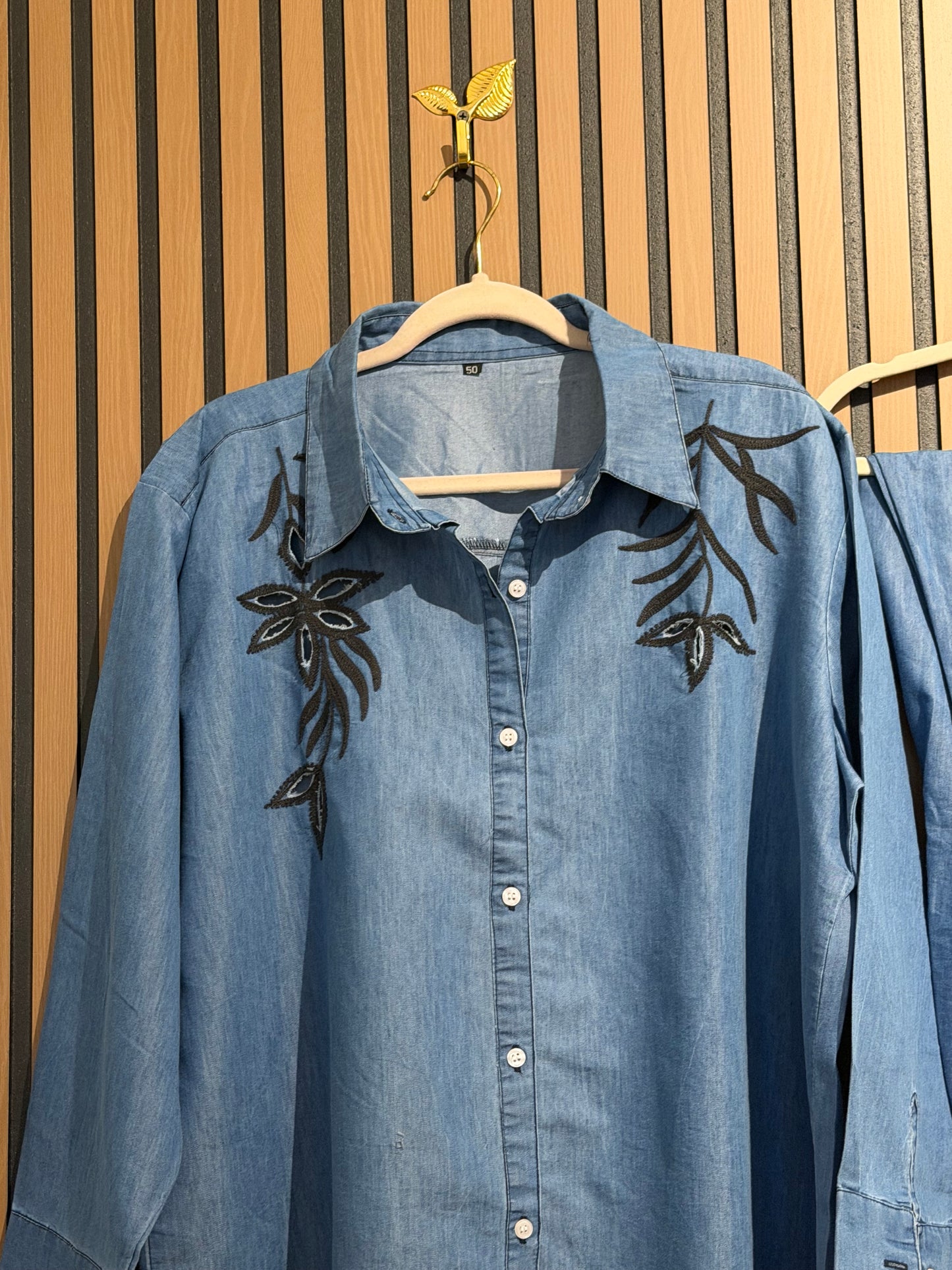 SOFT DENIEM CO ORD