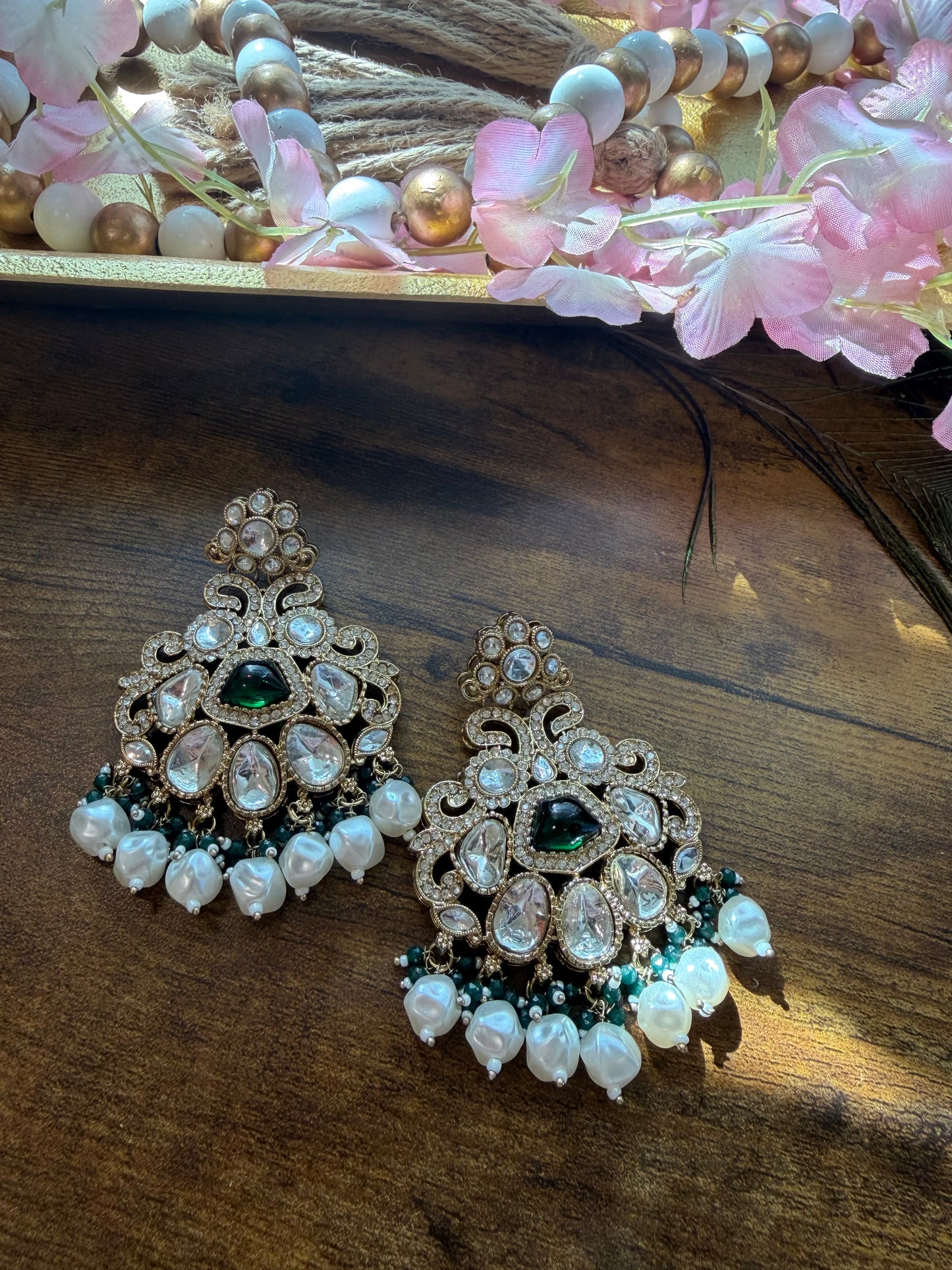 Kundan Polki Earrings