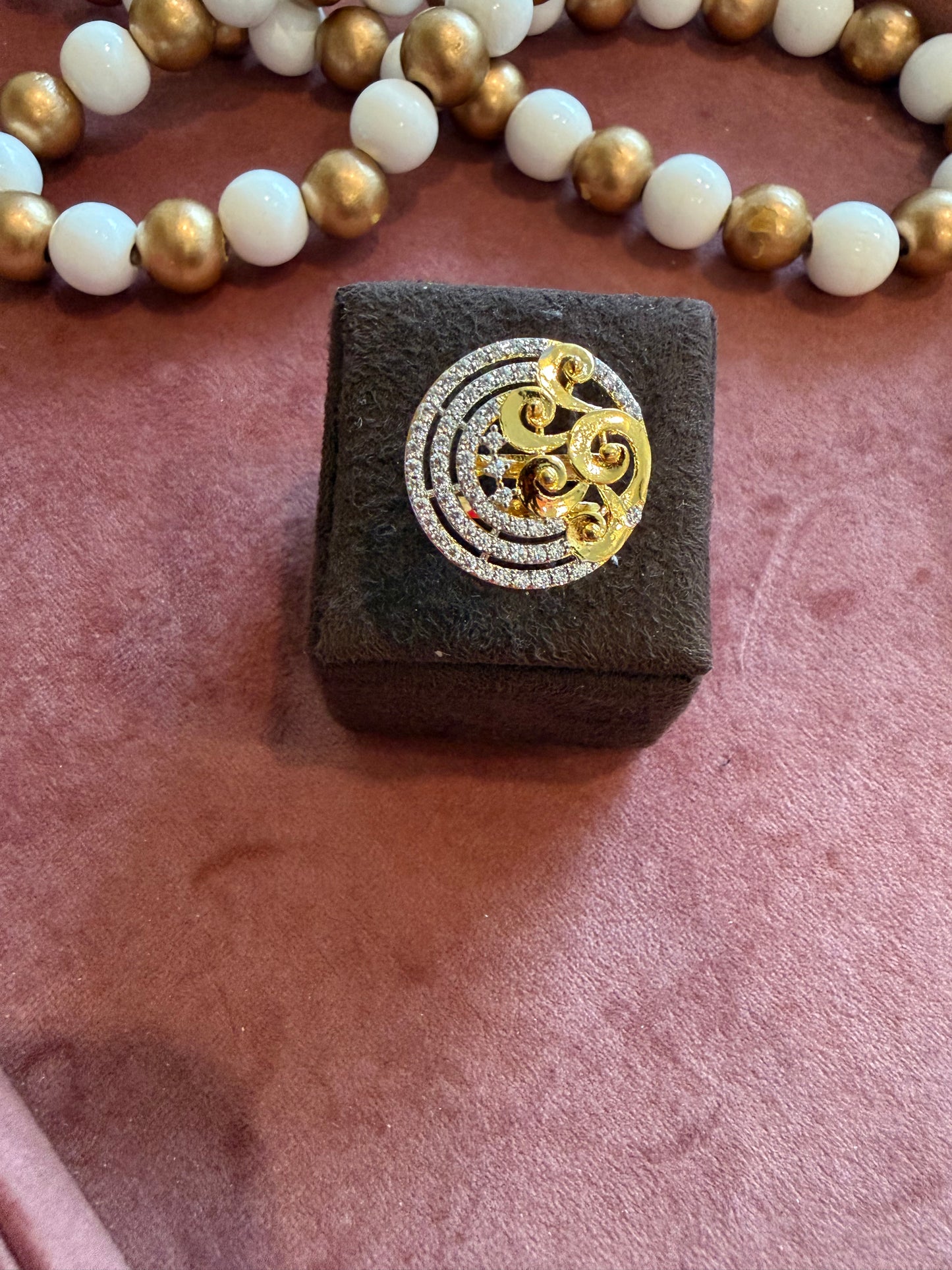 GOLD PLATED RING