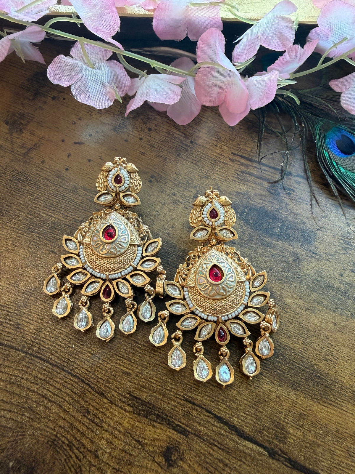 Heritage Kundan Earrings