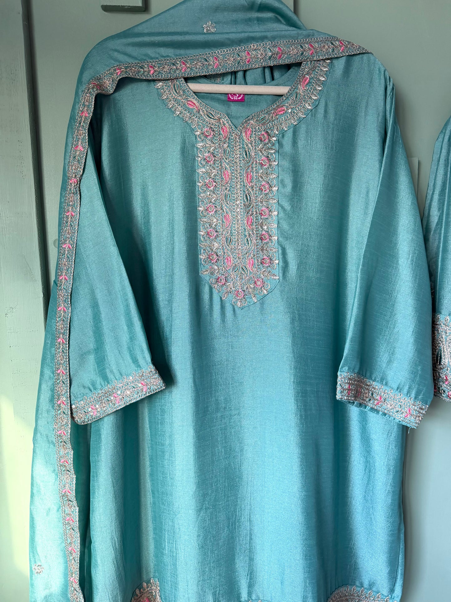 RAW SILK SHARARA