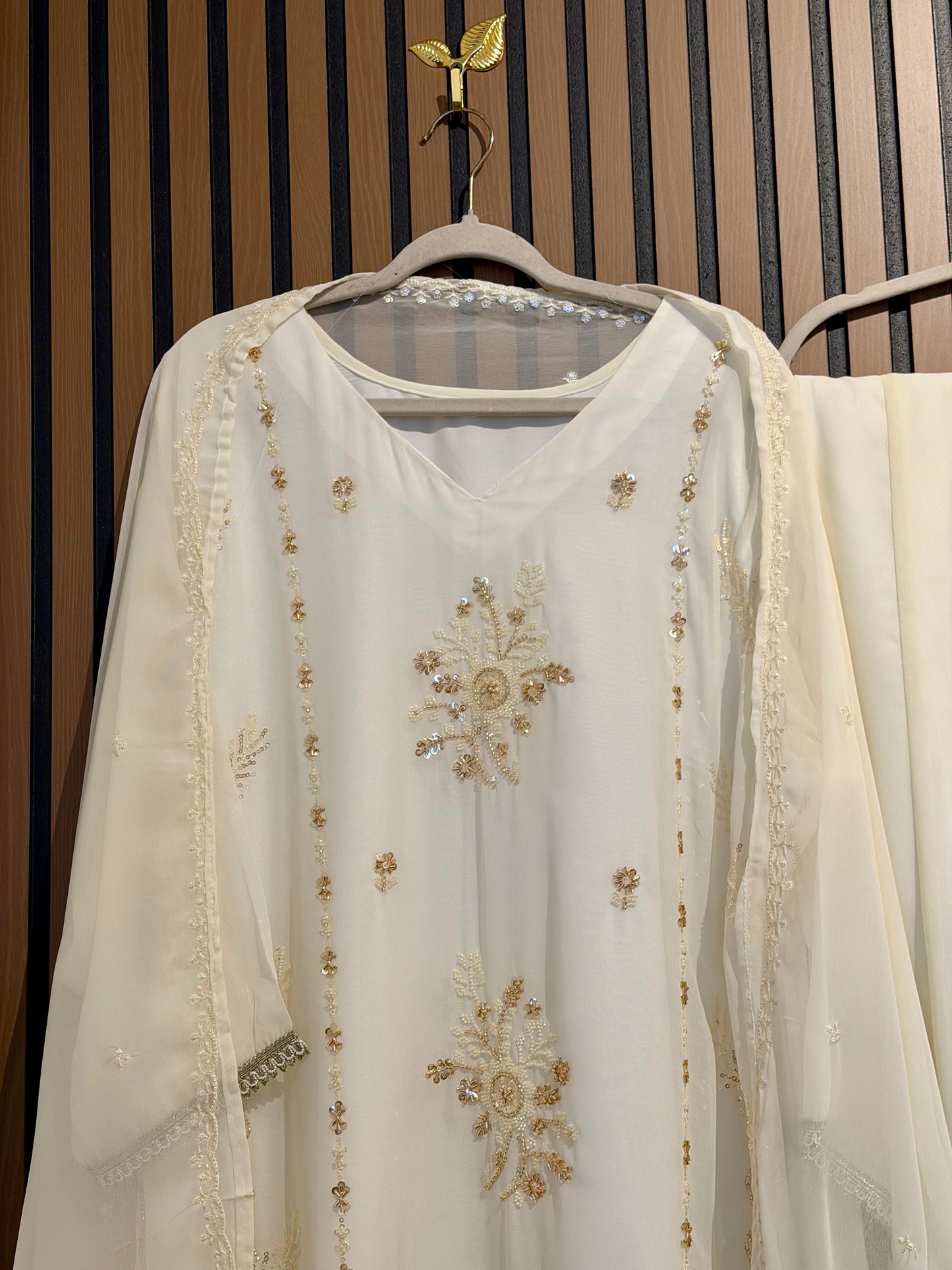 Viscose Georgette Zari Sharara