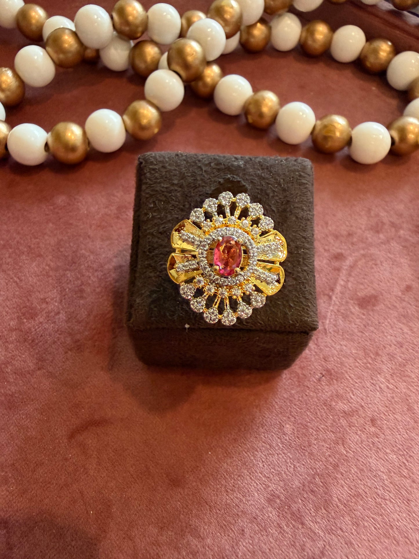 GOLD PLATED RING