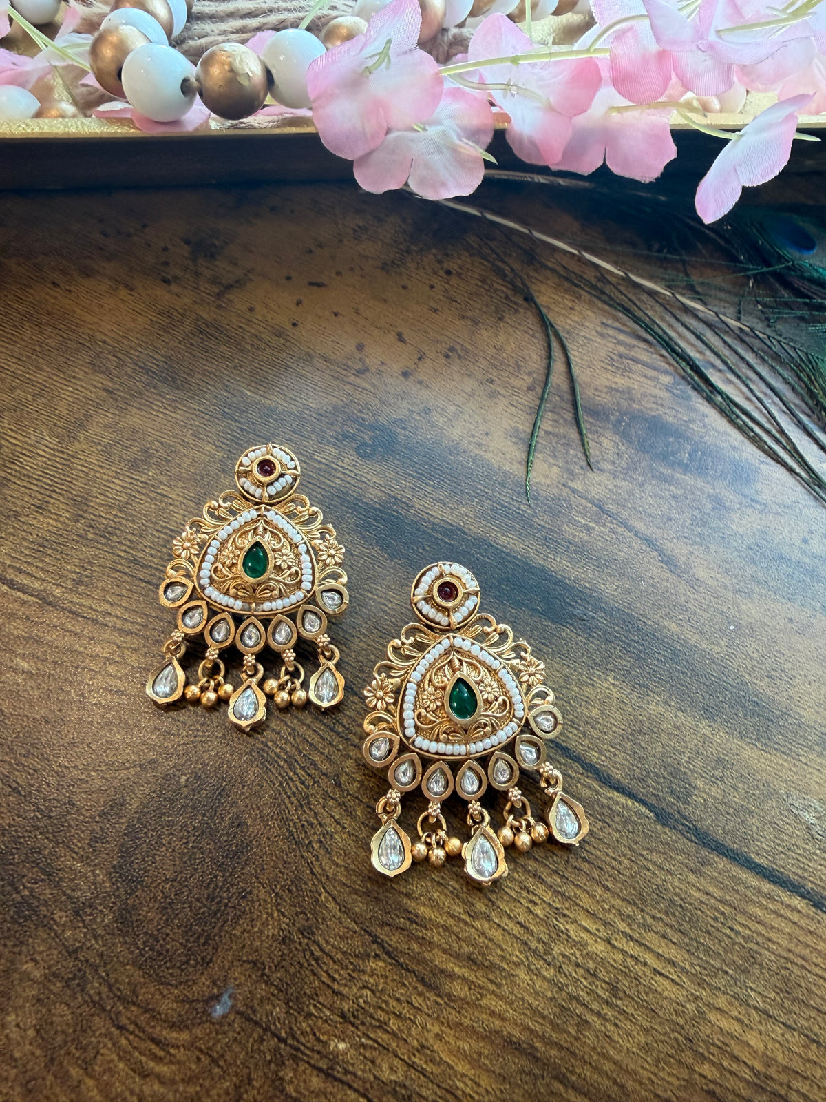 Heritage Kundan Earrings