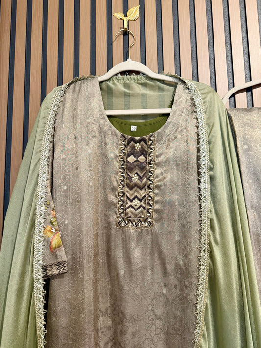Banarsi Plazo Handwork Suit