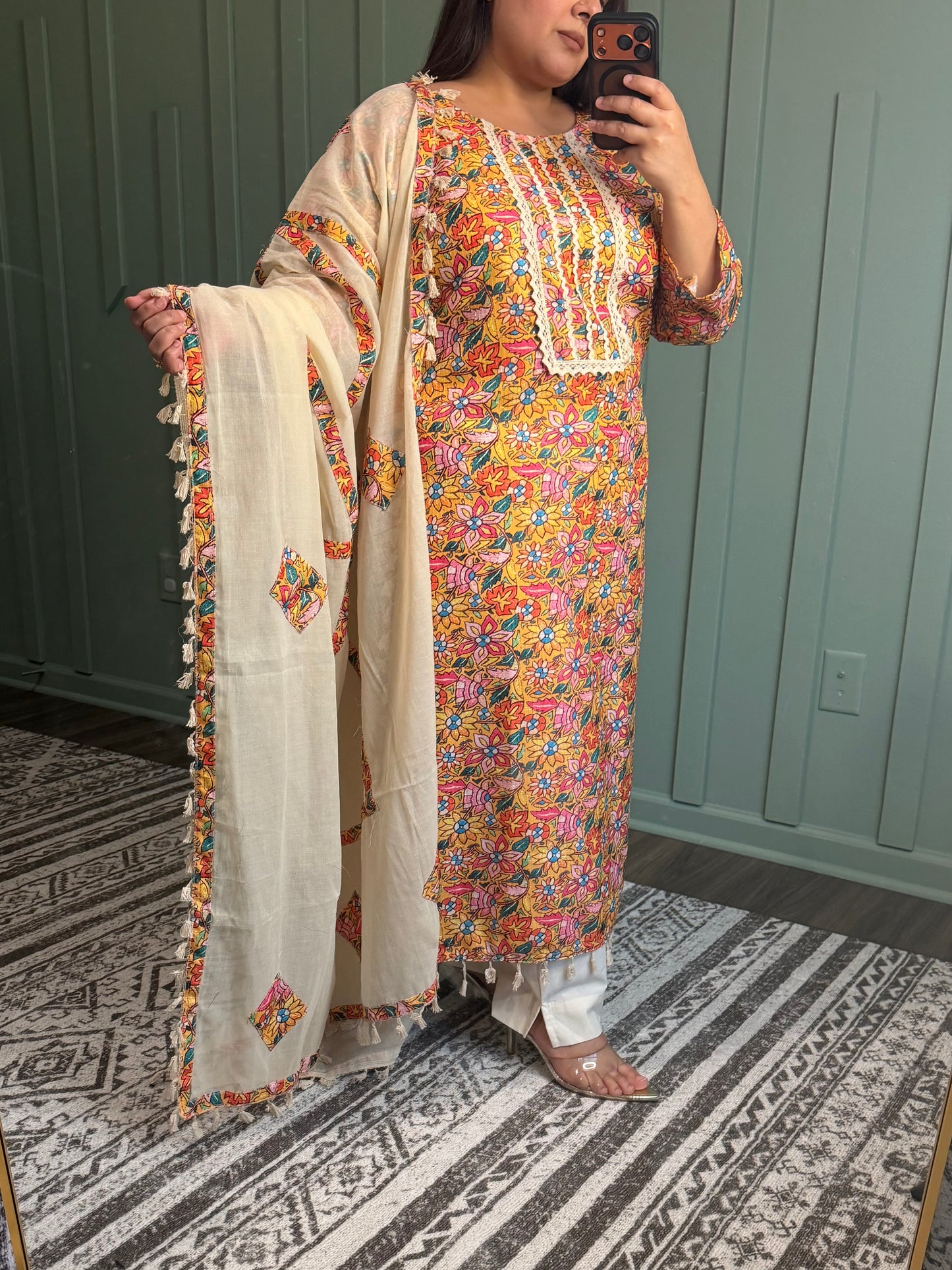 Linen Three Piece