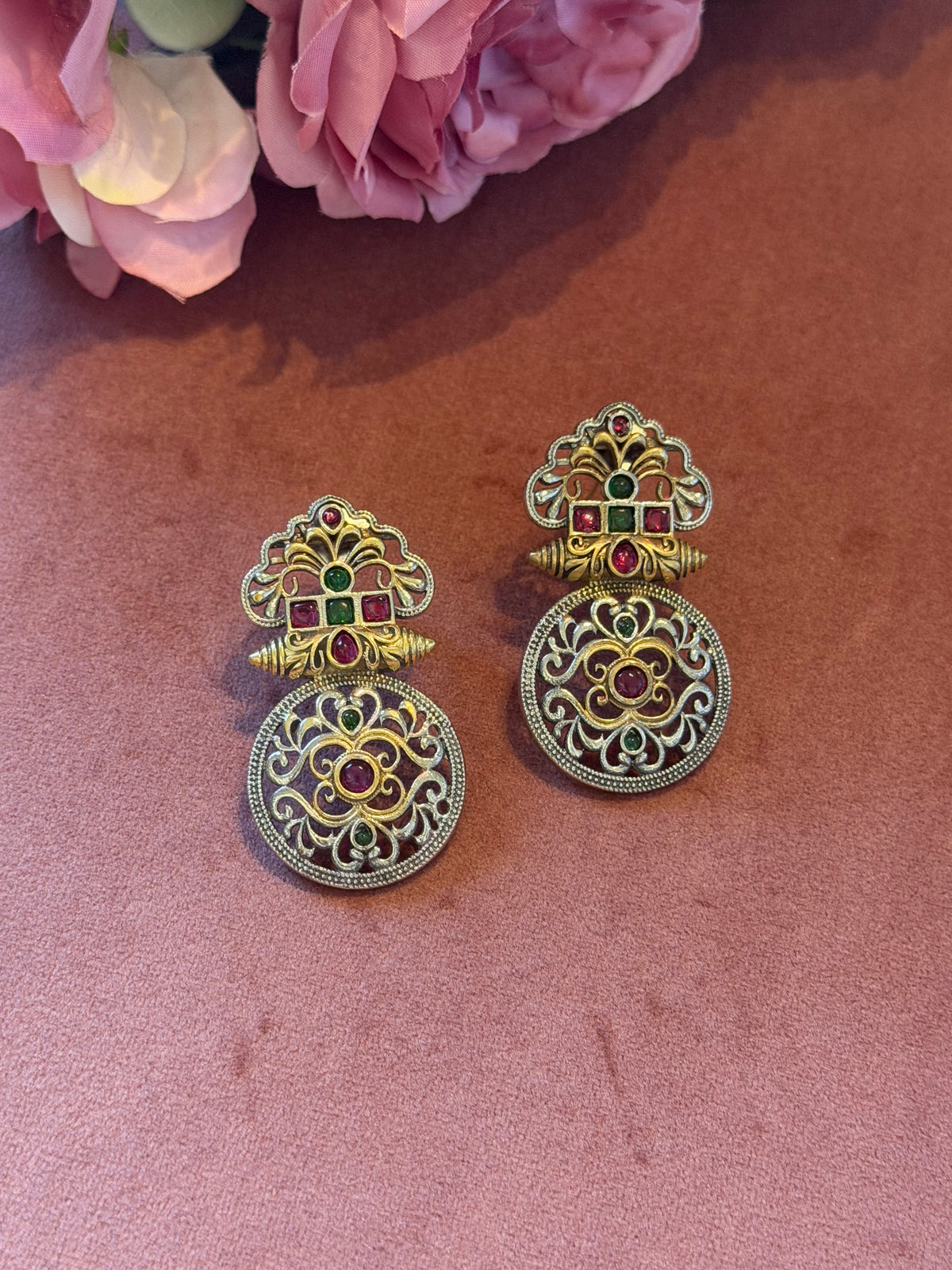 Dual Tone Earring