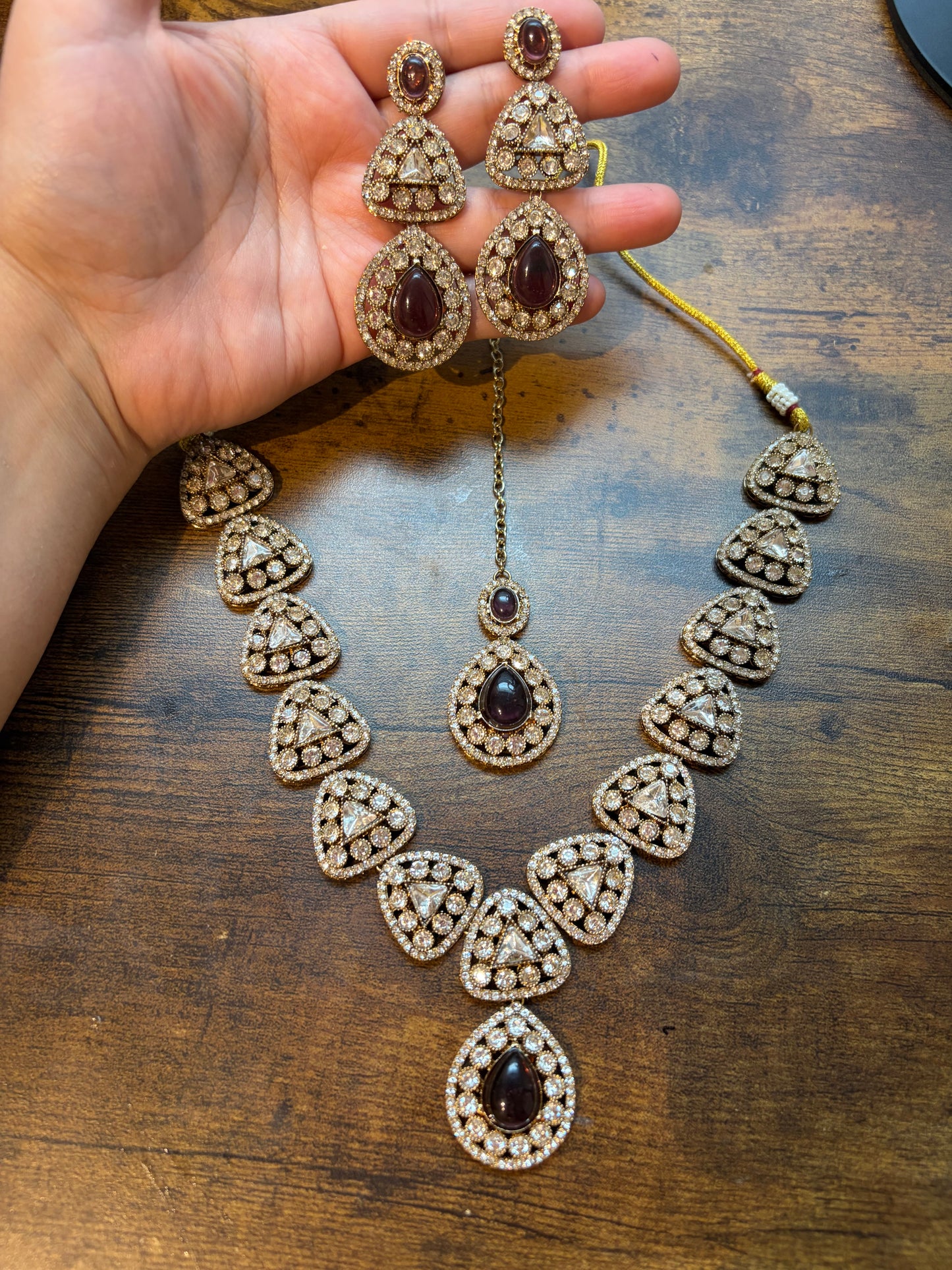 KUNDAN LONG SET