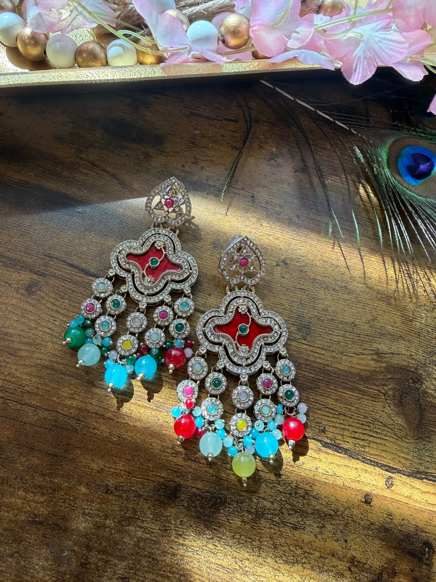 Polki Earrings