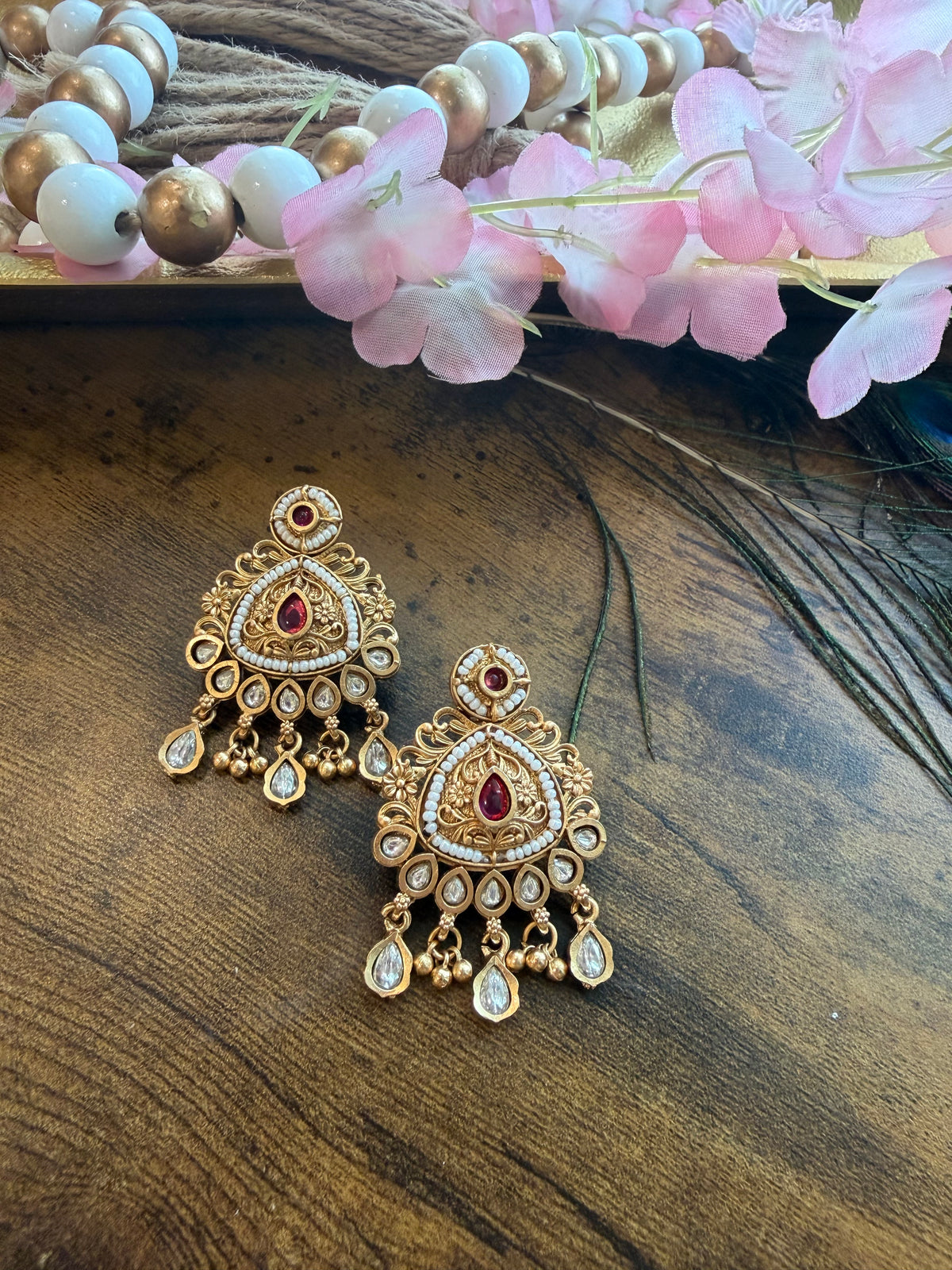 Heritage Kundan Earrings