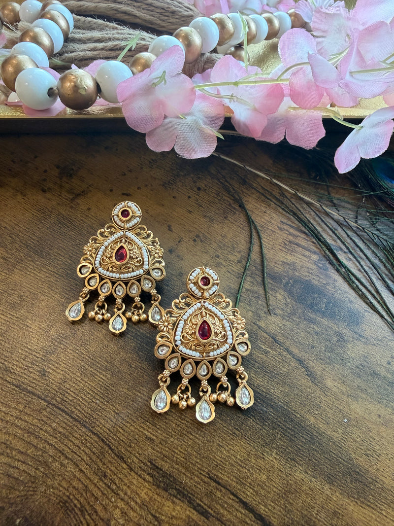 Heritage Kundan Earrings