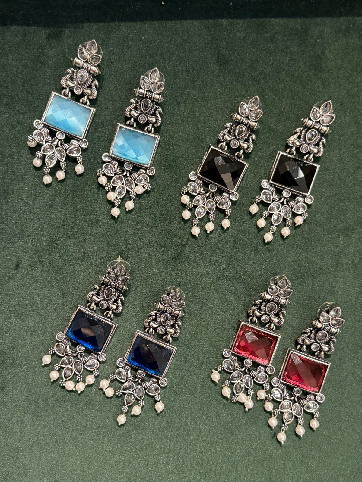 Oxidized Earrings