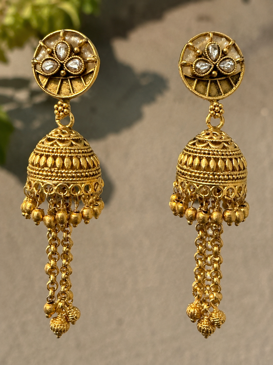GOLD PLATED JHUMKI