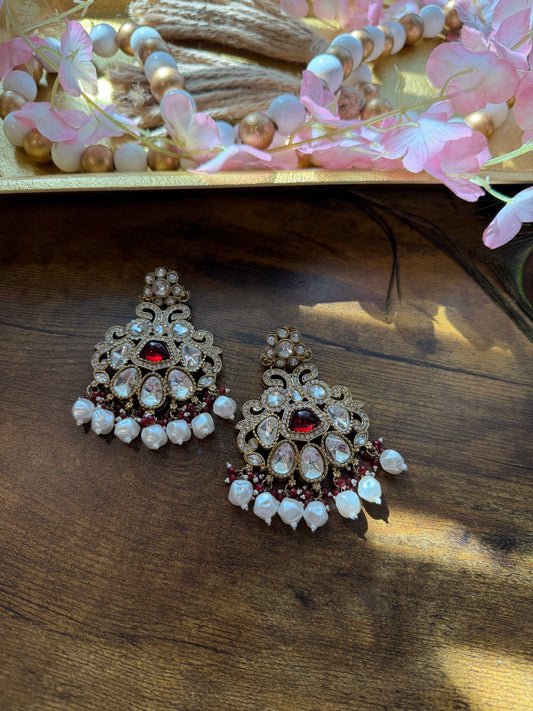 Kundan Polki Earrings