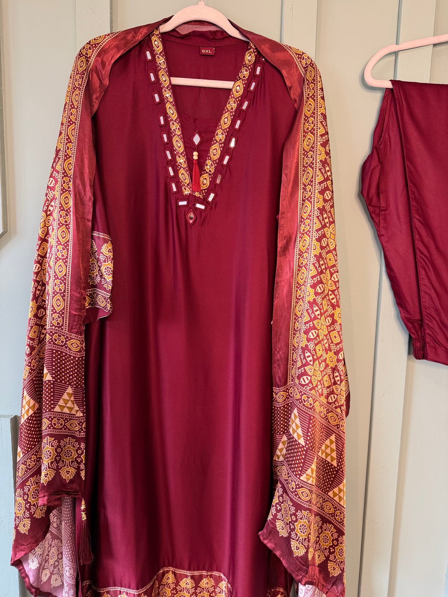 AJRAK GAJJI SILK SUIT