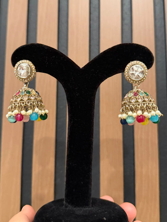 JHUMKI ANTIQUE POLISH