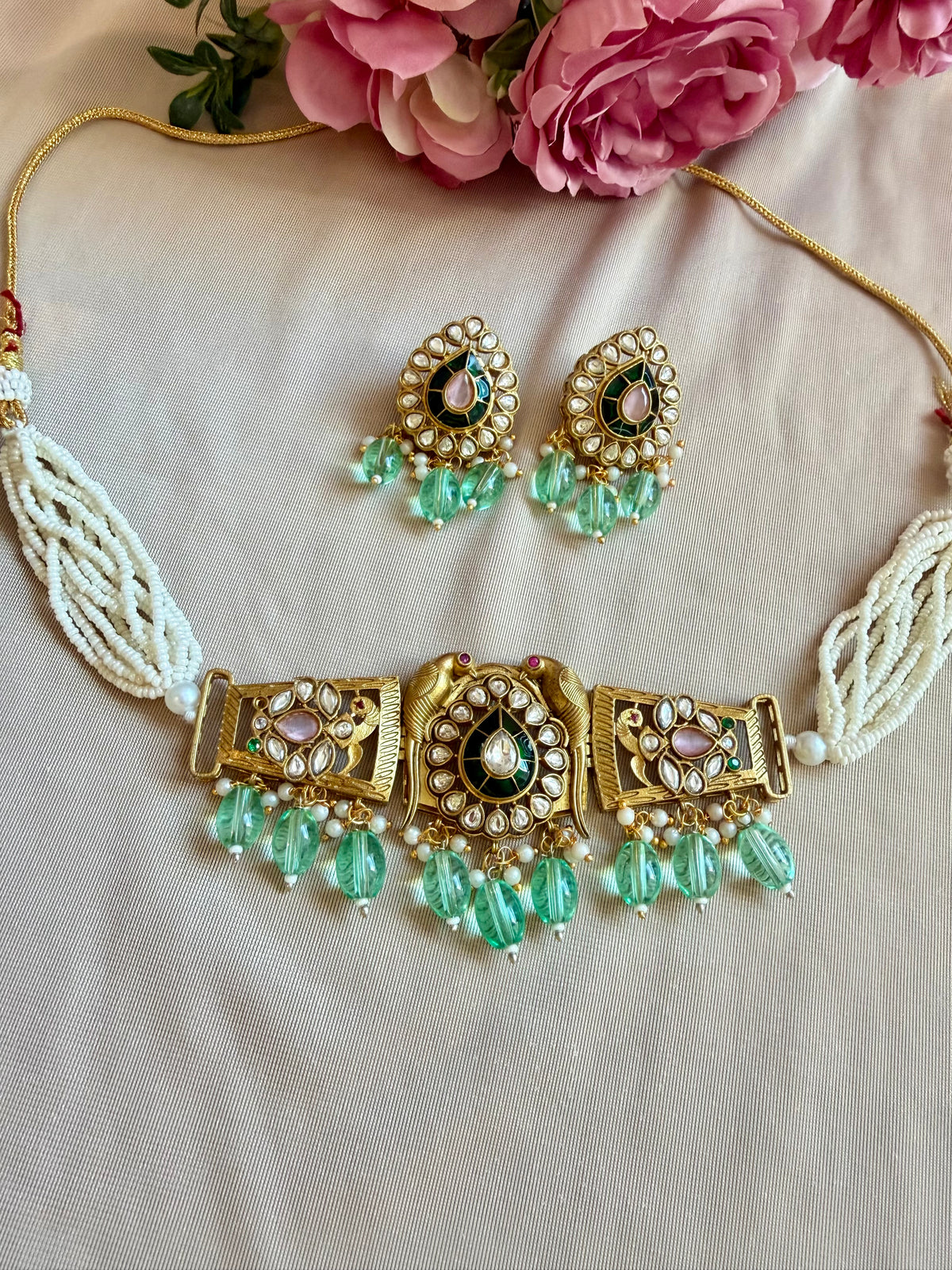 Pachi Kundan Choker Brand Inspired