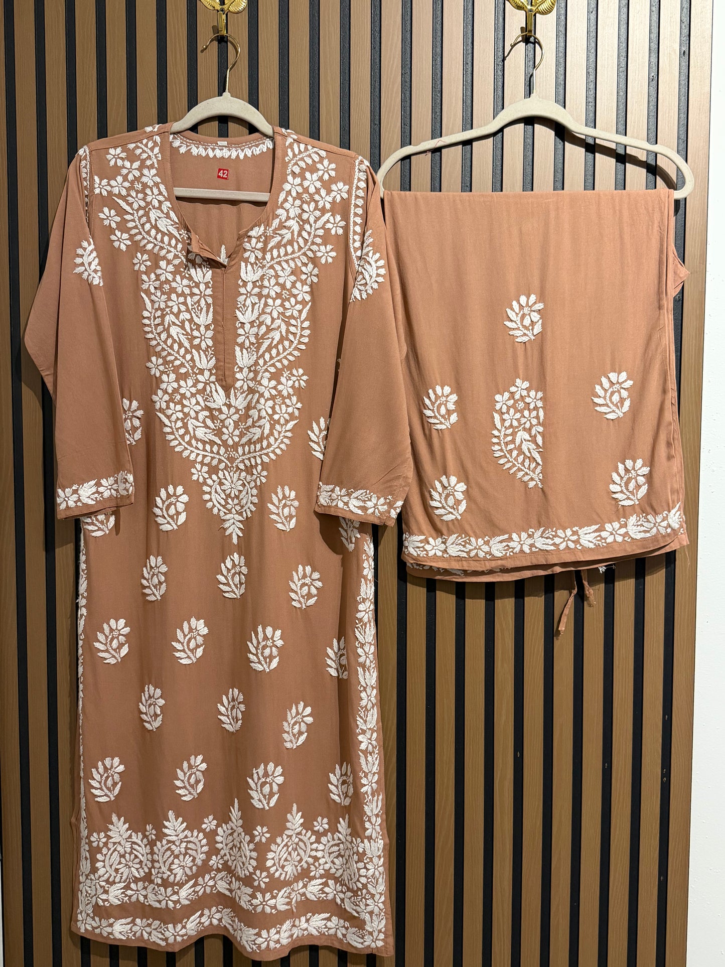 CHIKANKARI RAYON PLAZO