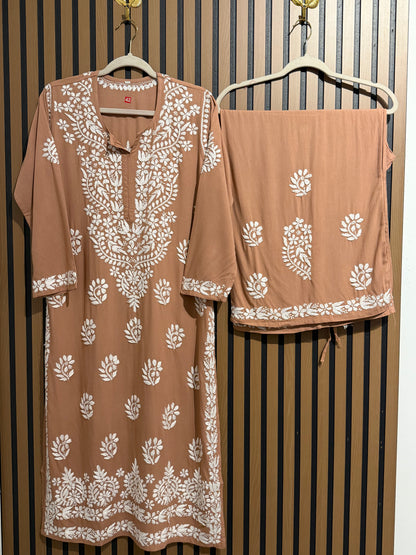 CHIKANKARI RAYON PLAZO