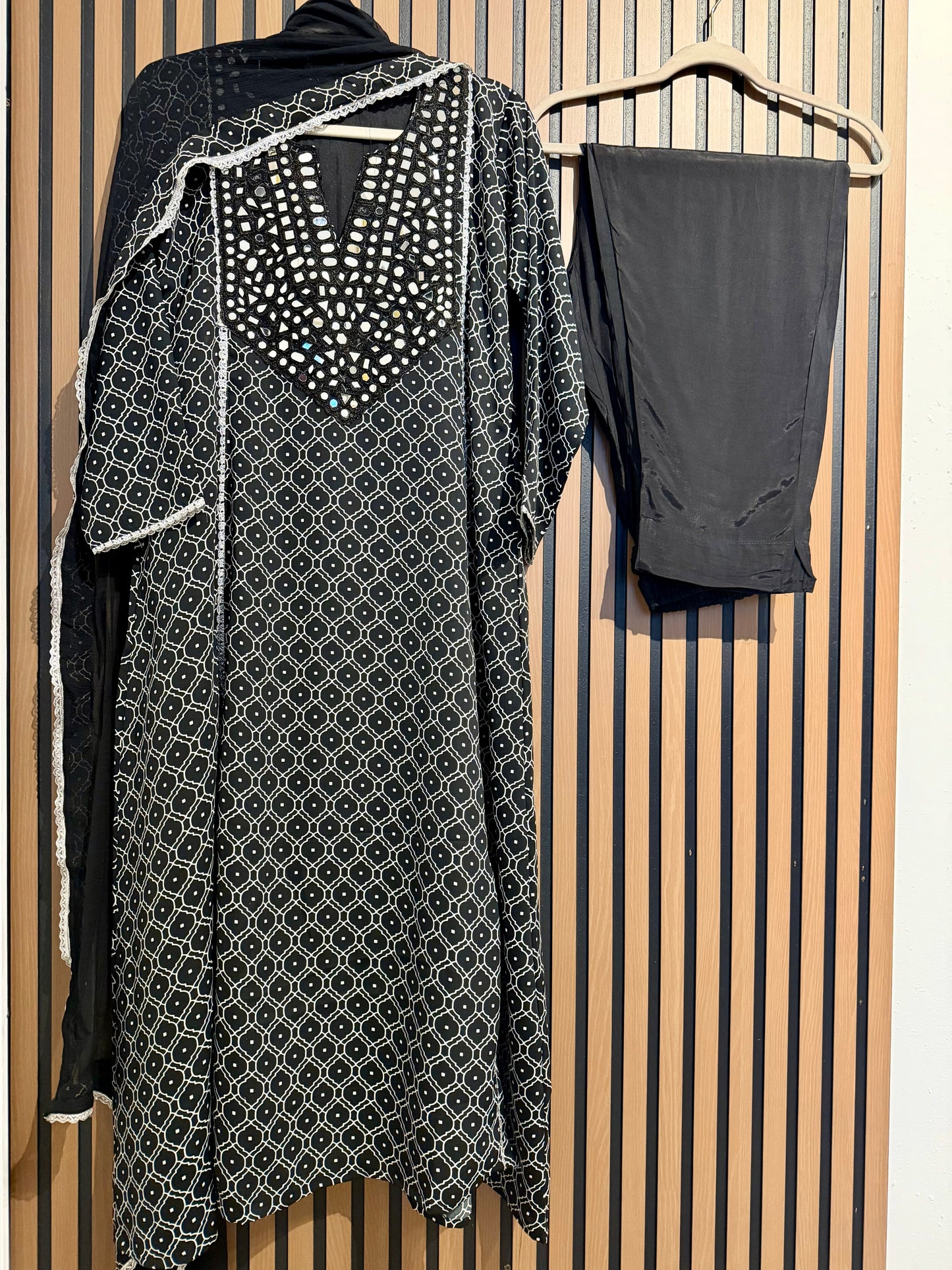 Mirror A Line Silk Suit