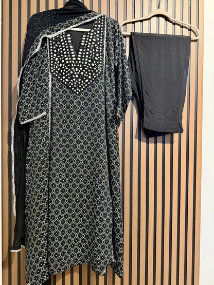 Mirror A Line Silk Suit