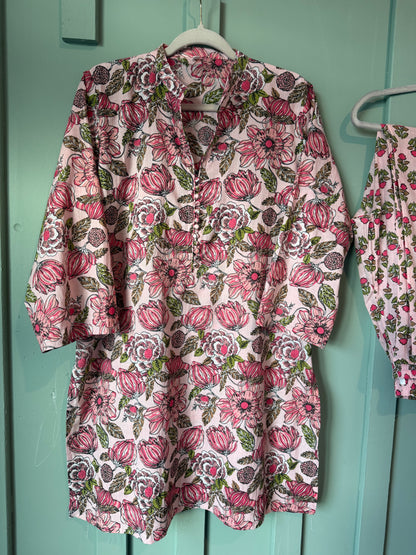 PURE COTTON FLORAL CO-ORD