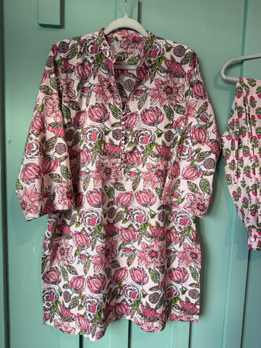 PURE COTTON FLORAL CO-ORD