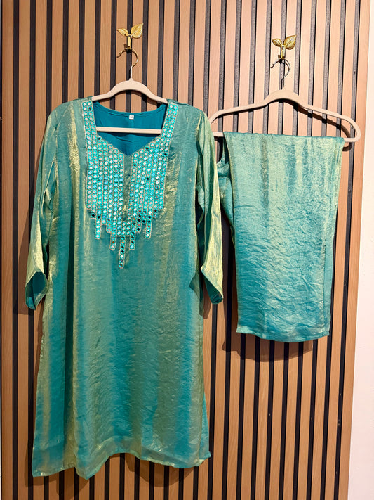 MIRROR GLASS TISSUE CO ORD