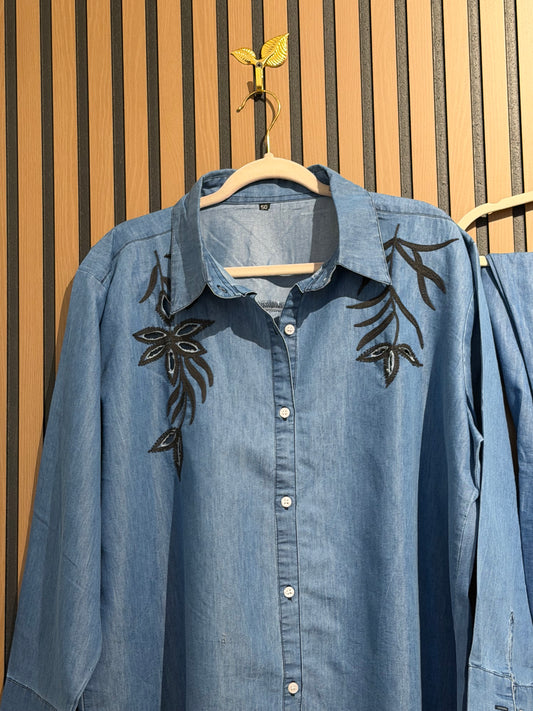 SOFT DENIEM CO ORD