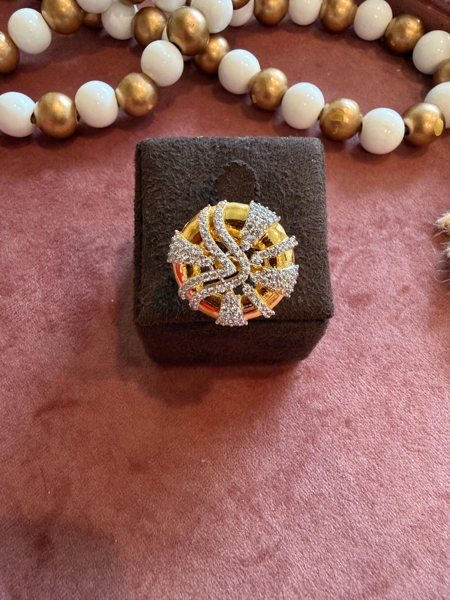 GOLD PLATED RING