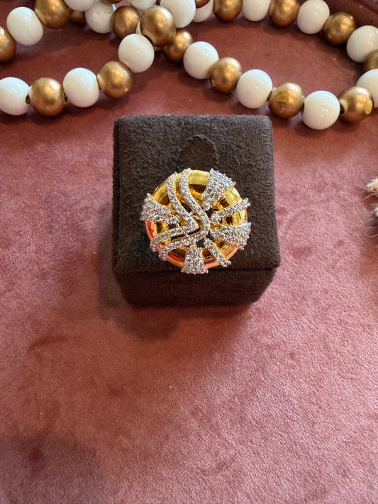 GOLD PLATED RING