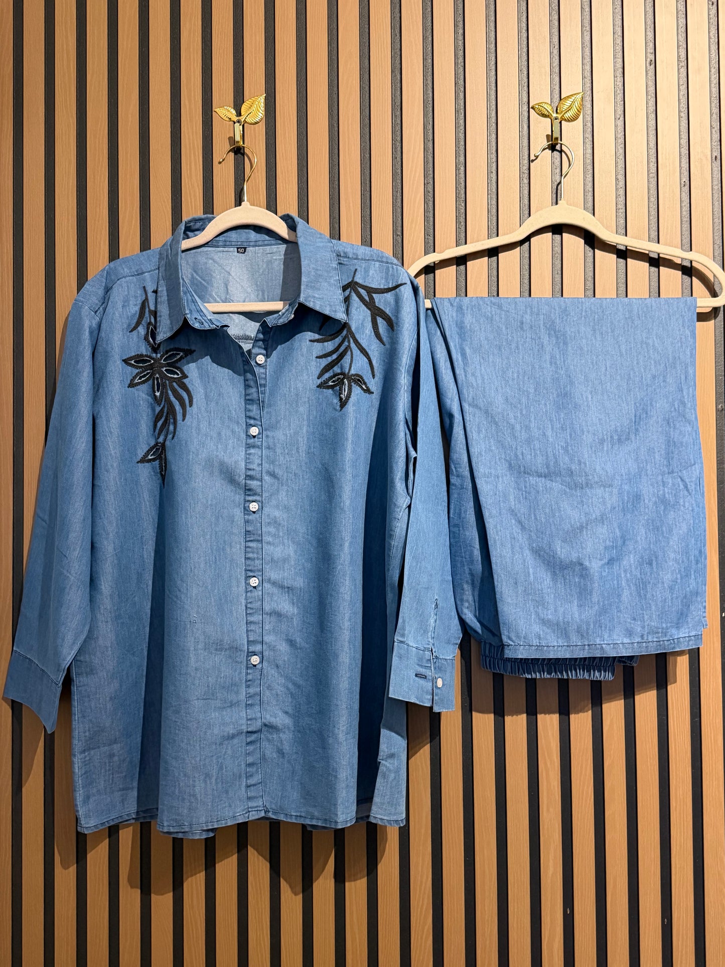 SOFT DENIEM CO ORD