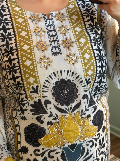 LINEN HANDWORK CO-ORD