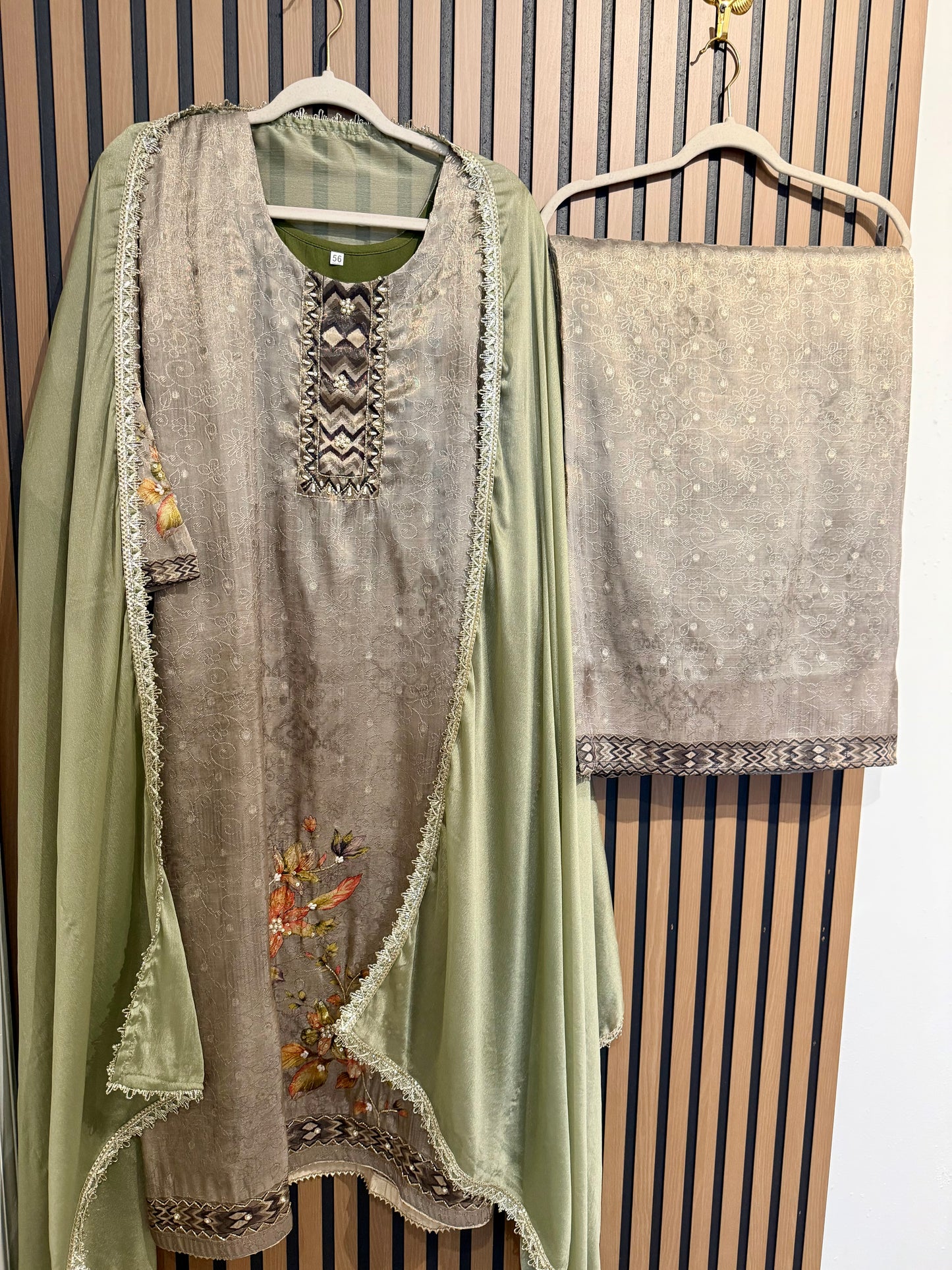 Banarsi Plazo Handwork Suit