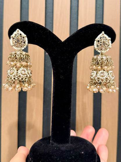 JHUMKI ANTIQUE POLISH