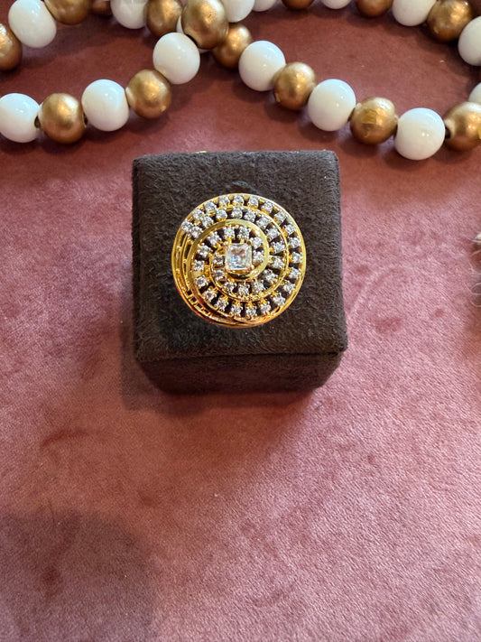 GOLD PLATED RING