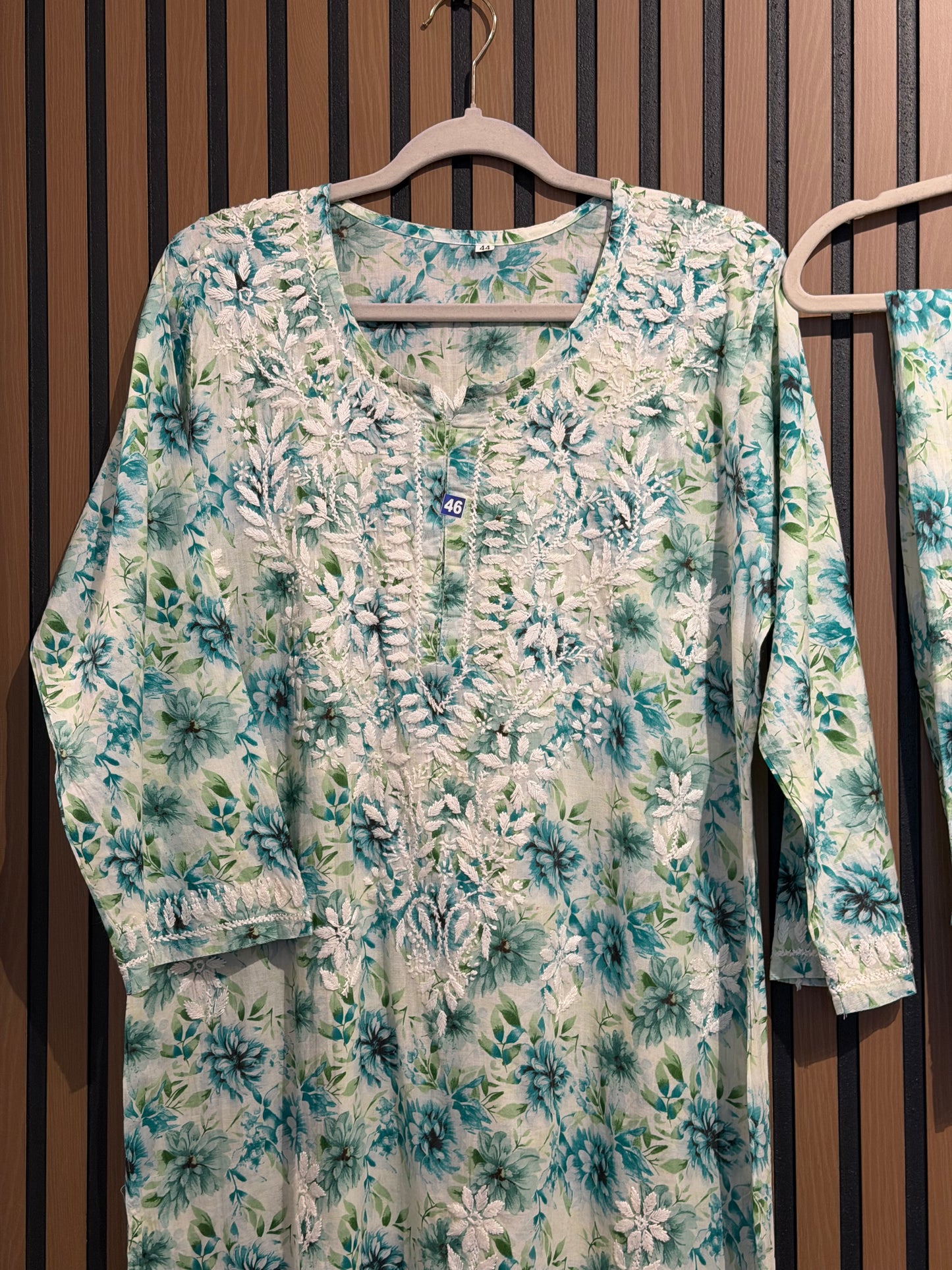 PRINT CHIKANKARI SET