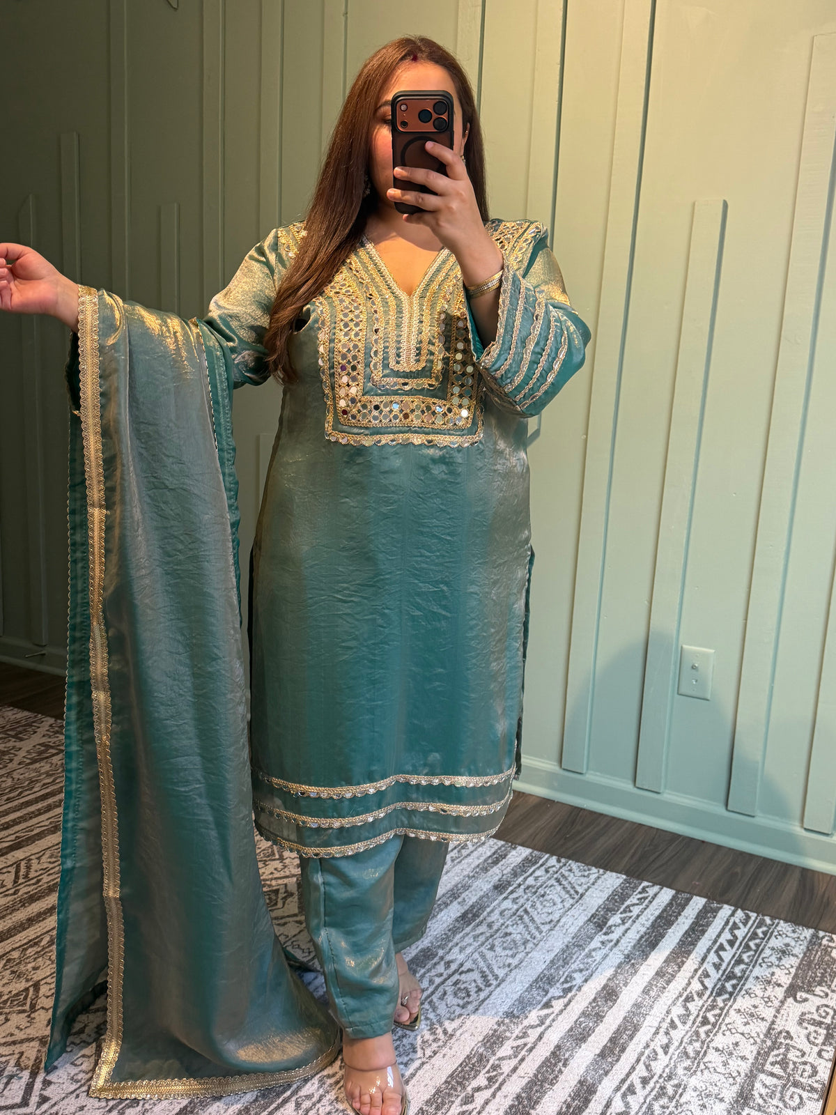 Fendi Silk Mirror Three Piece