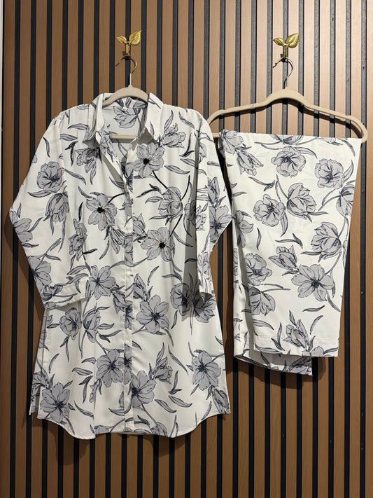 VISCOSE GEORGETTE CO ORD