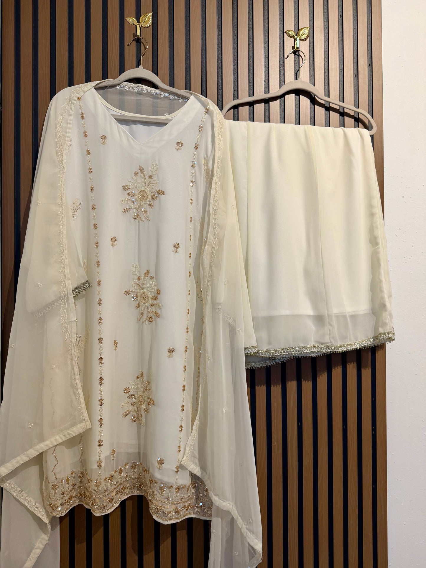 Viscose Georgette Zari Sharara
