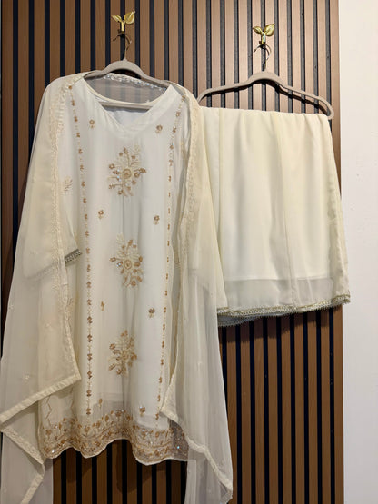 Viscose Georgette Zari Sharara
