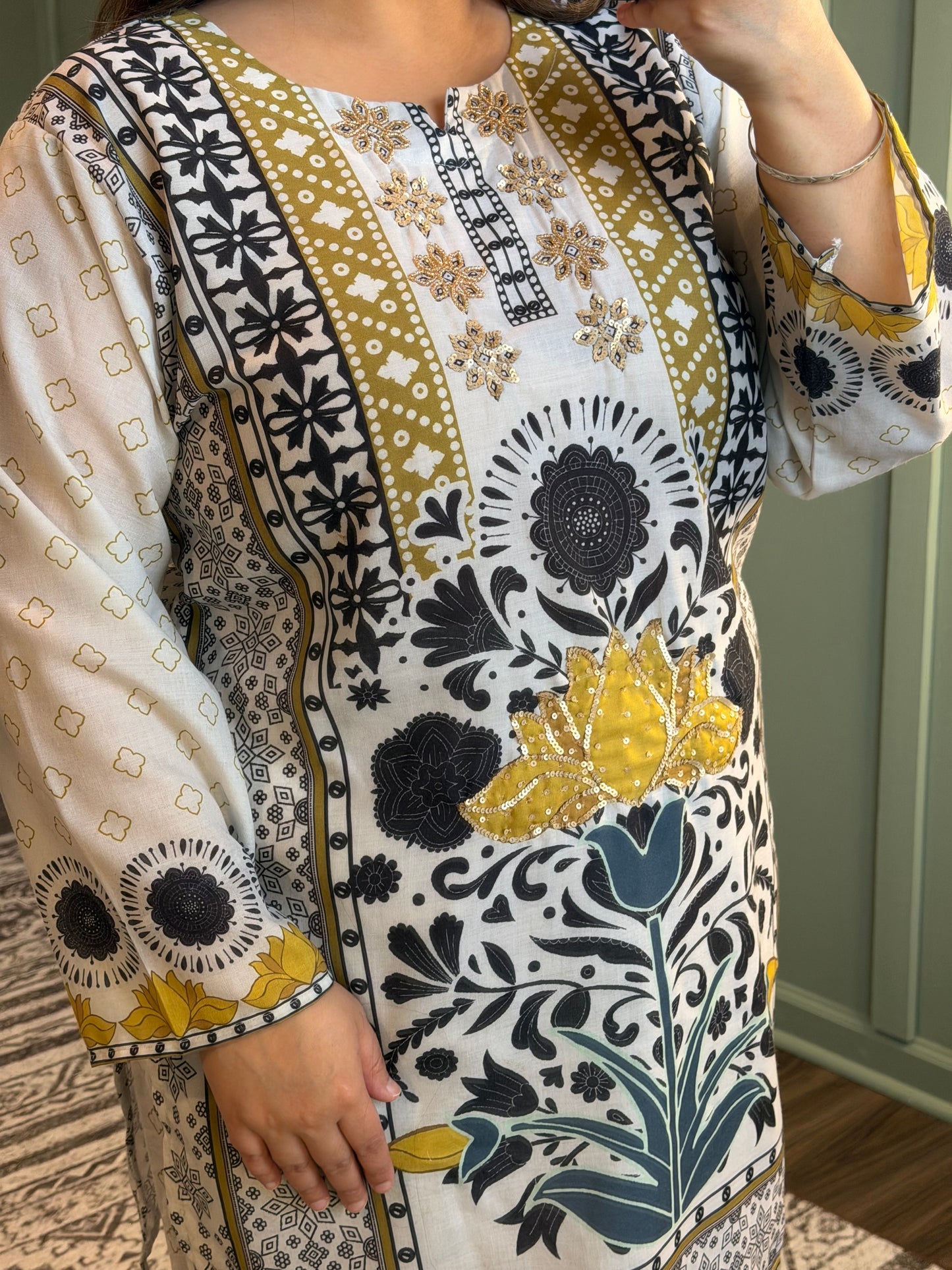 LINEN HANDWORK CO-ORD
