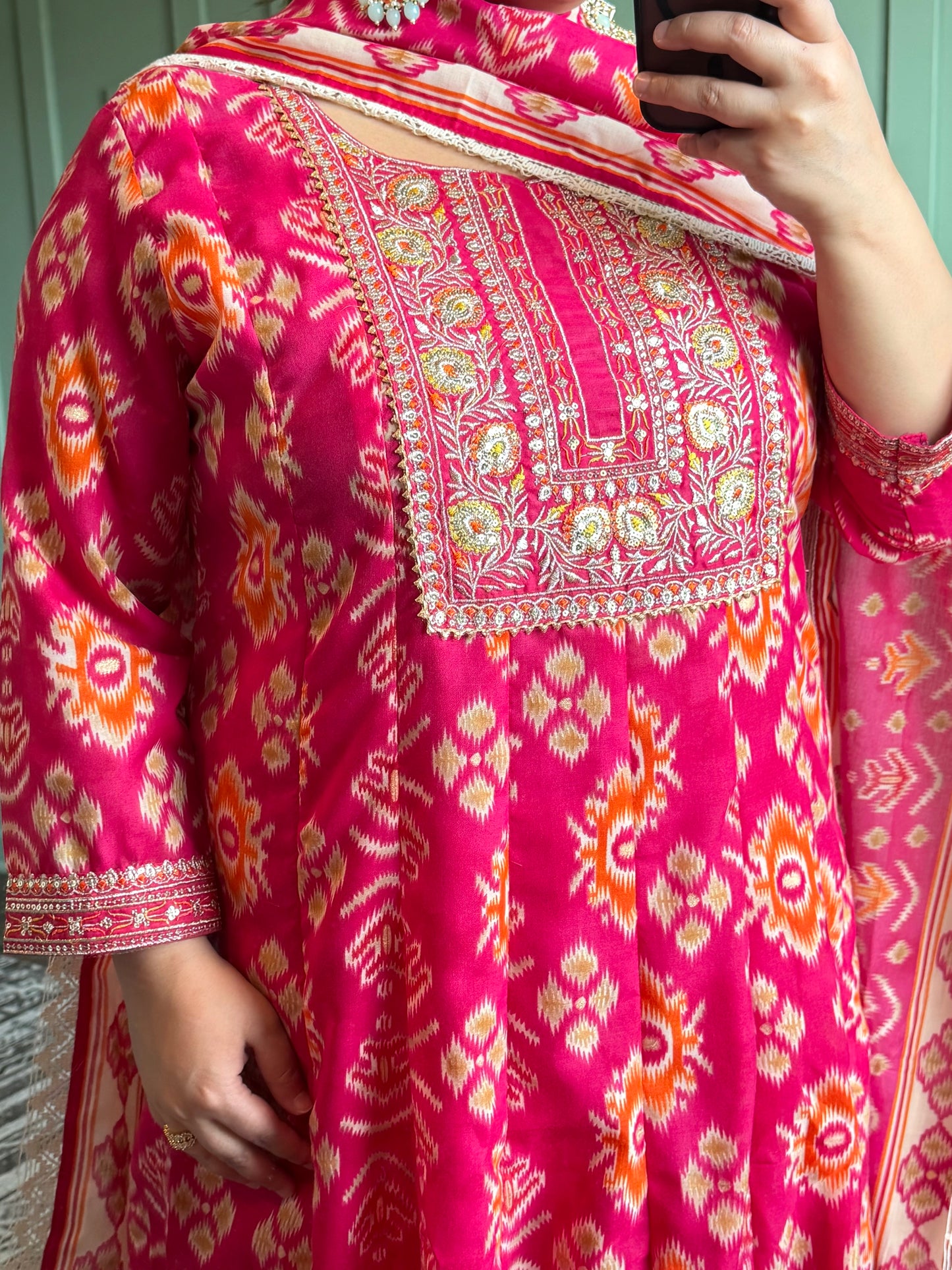 PURE COTTON ANARKALI