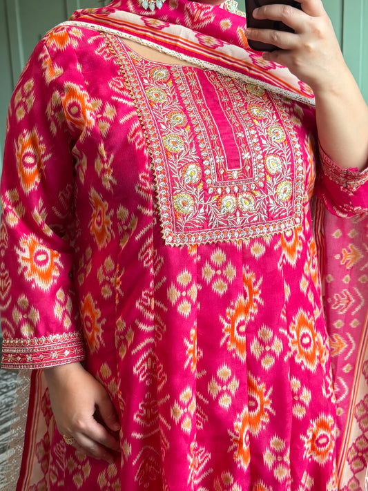 PURE COTTON ANARKALI