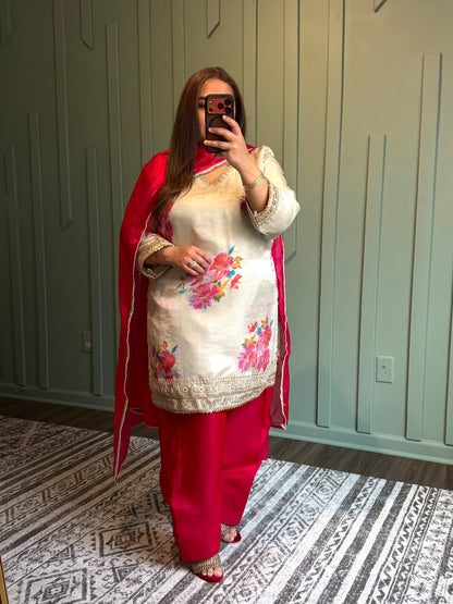 Rani Sheesha Farshi Salwar