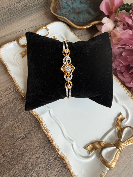 AD GOLD PLATED BRACELET