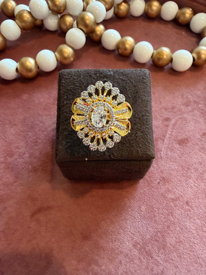 GOLD PLATED RING